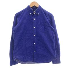 ノンネイティブ nonnative フランネルシャツ ボタンダウン 長袖 BD カジュアル 1 青 ブルー /GV