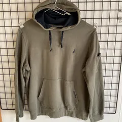 NAUTICA オリーブグリーン フード付きパーカー XL