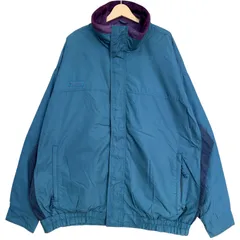 Columbia コロンビア Bugaboo バガブー ナイロンジャケット メンズTall XXL 古着 90年代 ヴィンテージ 90s ビンテージ ハイネック フルジップ 裏地フリース切替 グリーン ボルドー 大きいサイズ【ナイロンジャケット】/ MS67