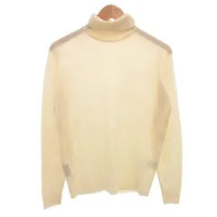 ジョンスメドレー JOHN SMEDLEY ニット セーター 長袖 タートルネック ウール M ベージュ /FF