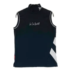 サイズ：L LE COQ GOLF ルコックゴルフ  ノースリーブシャツ  ブラック系 [240101552135] ゴルフウェア レディース ストスト