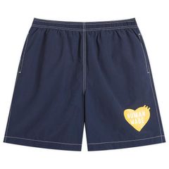 Human Made Men's Swimwear Half Pants/Shorts Human Made Heart Swim Shorts Navy