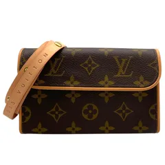 ルイ・ヴィトン LOUIS VUITTON ポシェットフロランティーヌ M51855 ブラウン モノグラム レディース ショルダーバッグ