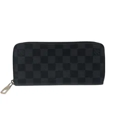 ルイ・ヴィトン LOUIS VUITTON ジッピーウォレット ・ヴェルティカル N63095 ブラック ダミエ・グラフィットキャンバス メンズ 長財布