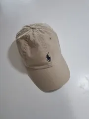 ポロラルフローレン ベイジ ベースボールキャップ 帽子