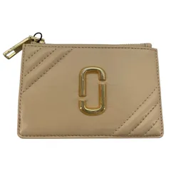 マークジェイコブス MARC JACOBS ダブルJフラグメントケース S156L01F21 ベージュ レザー レディース コインケースのサムネイル