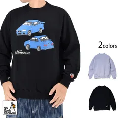 【NISSAN×go slow caravan】空紡糸裏毛SKYLINE GT-R(R34)アクティブパターンプルオーバー◆go slow caravanのサムネイル