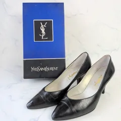 イヴ・サンローラン　婦人靴　黒　ヒール　YSL36