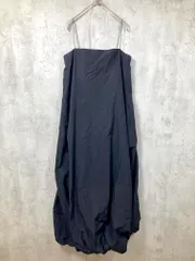 ETRE TOKYO エトレトウキョウ 1224430007-0 定価33000円 ナローストラップバルーン ワンピース sizeS/黒 ■■◎レディース