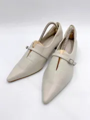 AZUL BY MOUSSY アズールバイマウジー 定価5990円 スリットベルト パンプス sizeL/グレージュ ■■レディース