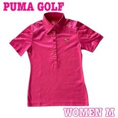 PUMA GOLF プーマゴルフ 半袖 ロゴ刺繍 速乾性 ストレッチ ゴルフシャツ M
