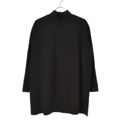 【mizuiro-ind】ハイネックワイド長袖カットソー