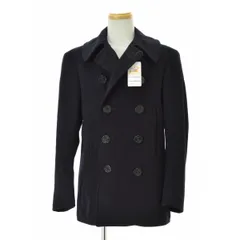 【USNAVY】30s〜40s NAVAL CLOTHING FACTORY 刺繡タグ 10ボタンPコートのサムネイル