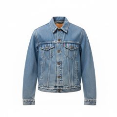 9c20 Levis リーバイス USA製 デニムジャケット Gジャン ボタン裏527 裏地ブランケット 70506-0316 42 ブルー系 コットン 雰囲気〇u02t