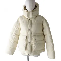 【ドンドン見直し】極美◎正規 GUCCI×THE NORTH FACE グッチ×ノースフェイス 663735 padded jacket フード付 ダウンジャケット 裏プリント アイボリー XXS