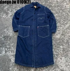 リーバイス レッド デニム ロング ジャケット コート M