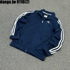 アディダス トレーナー トップス ジップアップ ジャケット M 10-12