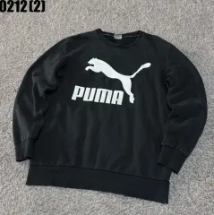 PUMA ビックロゴ ブラック スウェット Tシャツ