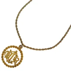 Christian Dior (クリスチャンディオール) CDロゴ ネックレス ゴールド GP アクセサリー