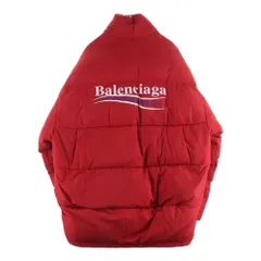 BALENCIAGA (バレンシアガ) 23AW キャンペーンロゴ ダウンジャケット レッド 758045 TYD36のサムネイル