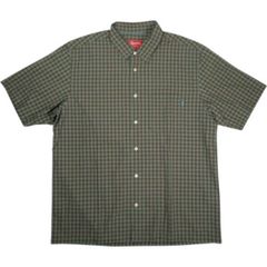 SUPREME 半袖チェックシャツ ブルー系 - メルカリ