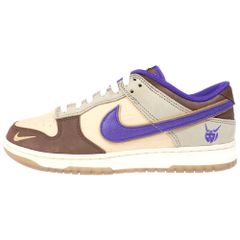 NIKE (ナイキ) DUNK LOW PRM SETSUBUN ダンク プレミアム 節分 ローカットスニーカー ブラウン/パープル US9.5/27.5cm DQ5009-268