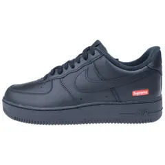 NIKE (ナイキ) ×SUPREME AIR FORCE 1 LOW SP エアフォースワン ローカットスニーカー ブラック US9.5/27.5cm CU9225-001