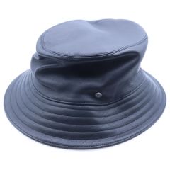 天神ワークス× THE H.W.DOG&CO. レザーハット 黒 tenjin - メルカリ
