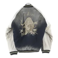 MAISON MIHARAYASUHIRO (メゾンミハラヤスヒロ) 24AW Souvenir Jacket スーベニアジャケット スカジャン ブラック/ホワイト J13BL141のサムネイル