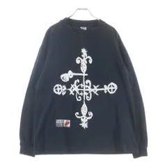 VINTAGE (ヴィンテージ) 90s The Rolling Stones anvilタグ ローリングストーンズ 両面プリント クルーネック 長袖Tシャツ ブラック