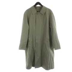 バーバリー ロンドン BURBERRY LONDON ステンカラーコート ロング 長袖 ジレ ノバチェック ライナー付き カーキ ■GY18 /MQ