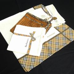 新品 BURBERRY シルクコットン大型ノバチェックハンカチーフ○まとめ
