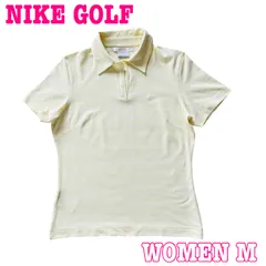 NIKE GOLF ナイキゴルフ 半袖 ロゴ刺繍 スキッパーカラー ボーダー柄 コットン混 ストレッチ ポロシャツ M