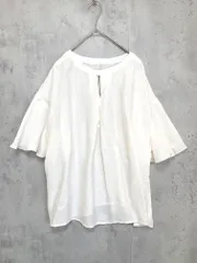 新品 OPAQUE.CLIP オペークドットクリップ 637-89006 定価4950円 フレアスリーブ ブラウス シャツ size40/L/白 ■◆レディース