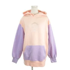 レディ Rady プルパーカー スウェット 裏起毛 バイカラー 切り替え M ピンク 紫 パープル /AH17 ■GY99