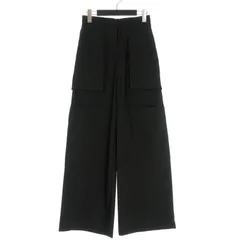 ムルーア MURUA 25SS ZIPカーゴパンツ スラックス 2 ブラック 黒 012520705501-01