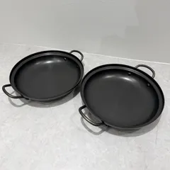 【状態良好】万能 浅型 両手鍋 2枚セット 韓国料理 すき焼き キャンプのサムネイル