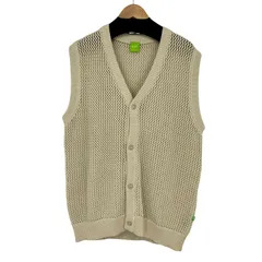 ハフ HUF fishnet mesh vest ゆる網 ニットベスト メンズ import：L のサムネイル