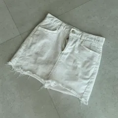 白デニムミニスカート キュロット