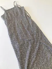 美品 Heather ヘザー キャミソール ワンピース sizeF/黒 ■◆レディース