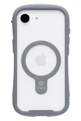 iFace Reflection iPhone 17e/16e ケース MagSafe 対応 MagSynq クリア 強化ガラス(グレー)【 アイフェイス アイフォン17e 16e 用 magsafe マグセーフ スマホケース iphone17e iphone