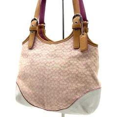 コーチ COACH トートバッグ ミニシグネチャー キャンバス レザー ピンク ホワイト 肩掛け レディース 人気 定番 軽量 おしゃれ 通勤 通学 正規品 ハンドバッグ 手提げ カジュアル 上品 高級感 春カラー 可愛い 人気色 マグネット開閉 内ポケット有