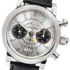 グラハム GRAHAM 2SIAS シルバーストーン クロノグラフ GMT 自動巻き メンズ 箱・保証書付き_894061【ev10】のサムネイル