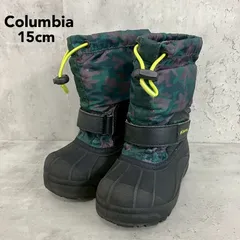 Columbia コロンビア スノーブーツ キッズ チルドレンパウダーバグフォーティ BC1325-014 カモ 迷彩柄 ウォータープルーフ 防水 防寒 長靴 子供靴 ベトナム製 ベルクロ ロゴ入り アウトドア キャンプ お出かけ  15cm ★ ◆■
