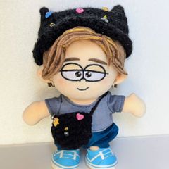 timelesz 松島聡　猫耳帽子　ぬい　ぬい服　タイムレス　猫耳ニット帽 timelesz ツアーt 猫耳帽 松島聡 タムぬいmomentum - メルカリ