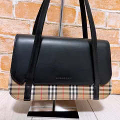 (美品) BURBERRY(バーバリー)ハンドバッグ     チェック柄