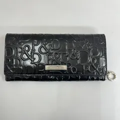 PINKY&DIANNE エナメル　長財布　ブラック C242③