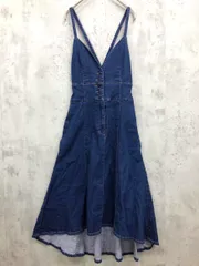 JILL by JILL STUART ジルバイジルスチュアート 125-0140616 ストラップ デニム ワンピース sizeS/ブルー ■■ レディース