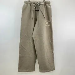 essentials エッセンシャルズ メンズ スエットパンツ ウエストゴム紐 裏起毛 サイズXS カーキ