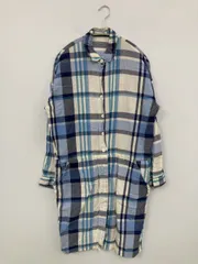 niko and ... ニコアンド シャツワンピース ブルー